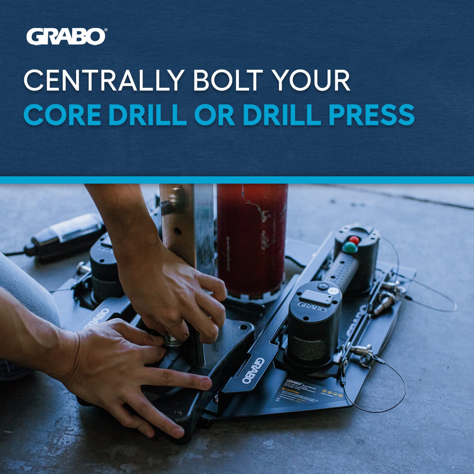 GRABO Bore Mount QC2 in use